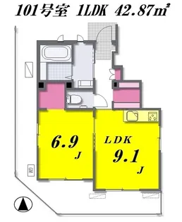 ShaMaison エソラ徳丸【1階】の間取り