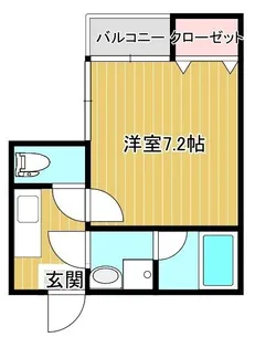 カームヴィル御船【1階】の間取り
