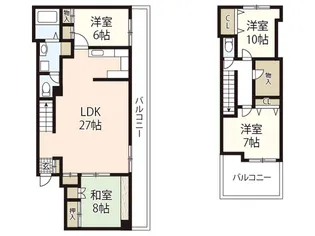 エステート小谷【4階】の間取り