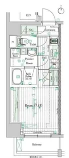 ブライズ住吉DUE【8階】の間取り