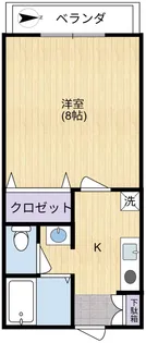 アルバ篠崎II【2階】の間取り