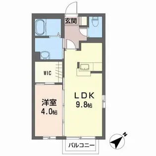 シャロームM【2階】の間取り