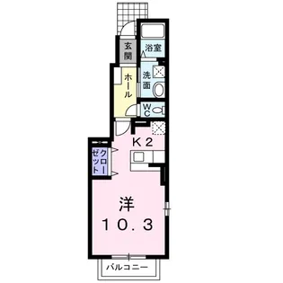 プレ・パルク【1階】の間取り