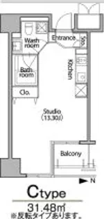 グラン・アベニュー 栄【7階】の間取り