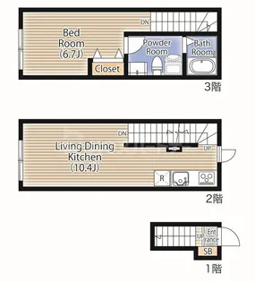 コパン扇大橋BASEの間取り