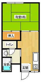 中村アパート【2階】の間取り