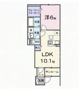 レガレイラ【1階】の間取り