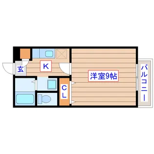 プリマベーラ上杉【1階】の間取り