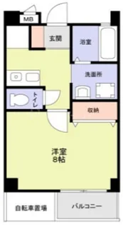 レトアール千川【1階】の間取り