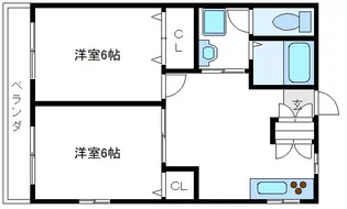 フェーヴ【2階】の間取り