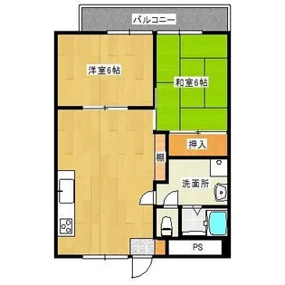 エンツォ今治【2階】の間取り