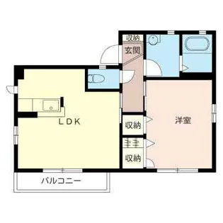 レオ・ハナII【1階】の間取り