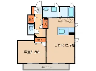 ユズリハ【1階】の間取り