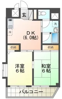 いづみマンション一ツ橋【3階】の間取り