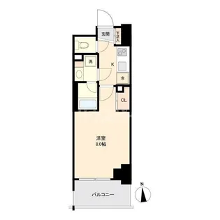 プライマル南砂【5階】の間取り