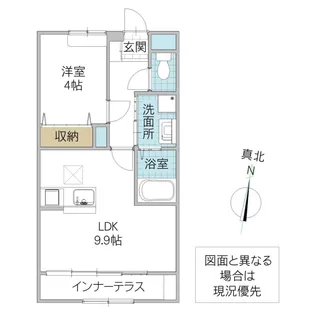 infield D【1階】の間取り