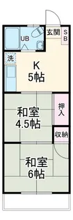 ハイツ未来【1階】の間取り