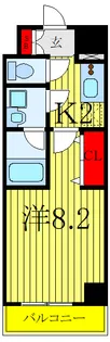 フュージョナル北赤羽DUE【2階】の間取り