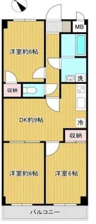ジュエル葛西【1階】の間取り