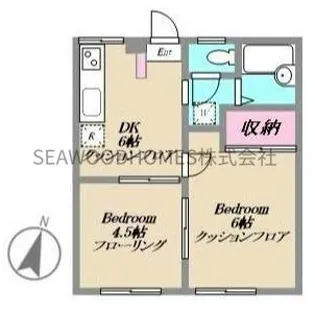 エステートピア追浜【1階】の間取り