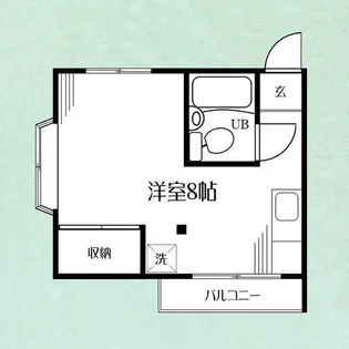 光ハイツ【2階】の間取り
