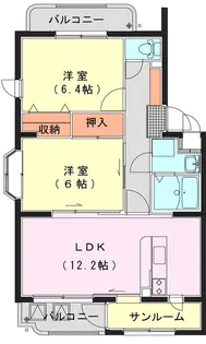 フローレンス堀切【2階】の間取り