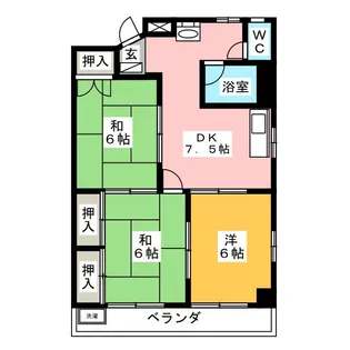 大和ビル【3階】の間取り
