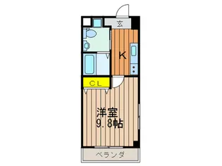 アートプラザ枚方【3階】の間取り