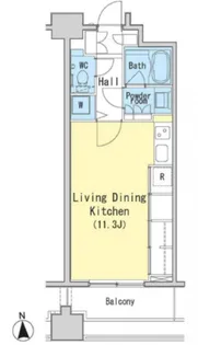 レジディア西麻布【3階】の間取り