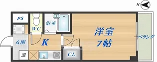 グランメール永和【1階】の間取り