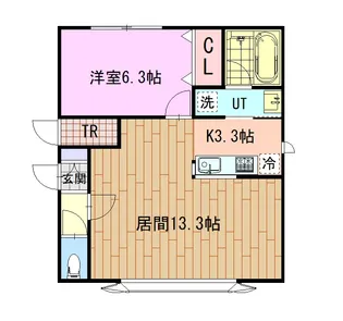 ファミリーテイズB【2階】の間取り