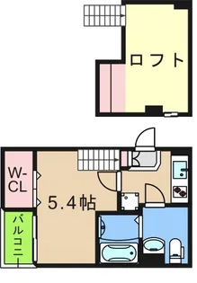 フィエスタ北島【2階】の間取り