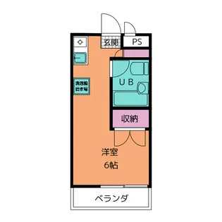 ラフォーレシミズII【2階】の間取り