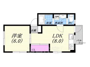 マンションシナーラ【2階】の間取り