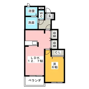 アロッジオ【1階】の間取り