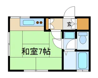 コーポオオクボ【2階】の間取り