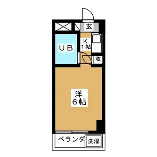 ロアール池尻【3階】の間取り