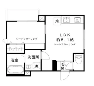 ビーンズハウス【1階】の間取り
