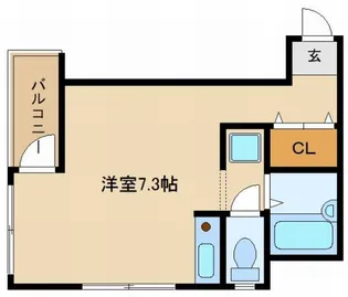 Ladies坂本ビル【2階】の間取り