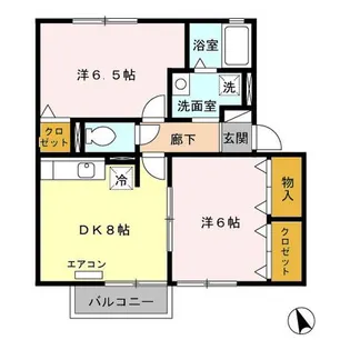 コスモスハウス G【1階】の間取り