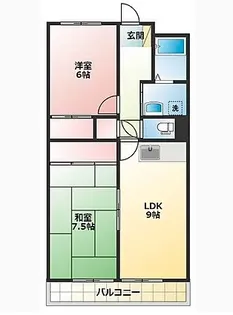 メゾンルミエール【3階】の間取り