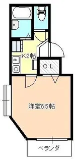 アビタシオン御幸町【5階】の間取り