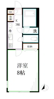 コンフォール吉祥寺EAST【3階】の間取り