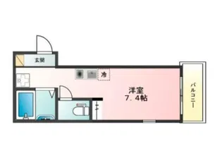 R・プレイス東新宿【3階】の間取り