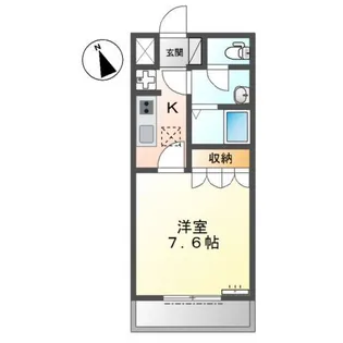 エバーエデンB【1階】の間取り