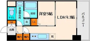 小西マンション【3階】の間取り