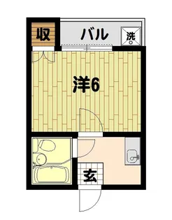 パレス池袋A【2階】の間取り