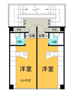 リバース後楽園【2階】の間取り