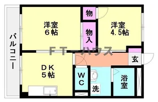 マンション第一青山【2階】の間取り