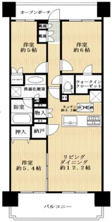 プラウドシティ船堀【4階】の間取り